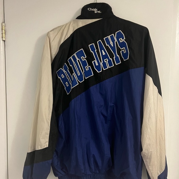 VINTAGE CHALK LINE TORONTO BLUE JAYS JACKET - Picture 4 of 5